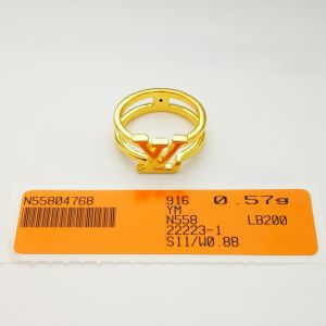 Yon Hing Cincin Design Fashion Kosong (5D) Emas 916