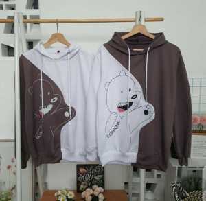 Sweater Wanita Termurah Berkualitas - Burgundy Bear