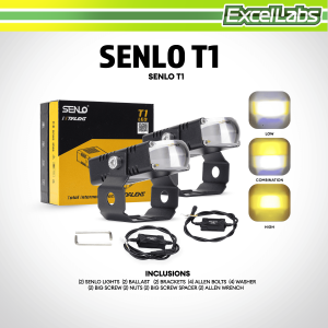Original SENLO T1 Plus Mini Driving Light 60 Watts MDL for Motorcycles Cars - Auxiliary Light Fog Light 6 MONTHS WARRANTY