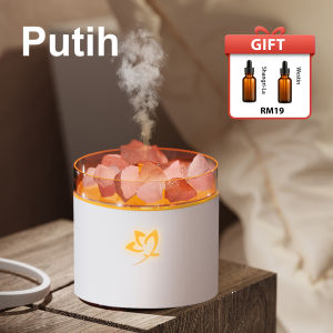 Creative Fireplace Air Humidifier Pelembap Flame Essential Oil Diffuser Aroma Humidifier With LED Light & Remote Control for Home GiftAromatherapy Diffuser with 7 Color LED Night Light + Free Essential Oil