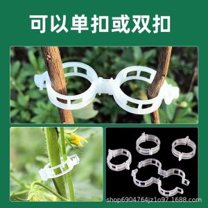 Vine Support Clip Vine Binding Clip Vine Hanging Clip Green Plant Clip Vine Fixing Clip Pepper And Eggplant Fixing Device Seedling Plant Clip Reusable Clip Cranberry Clip