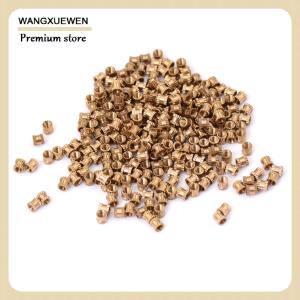 [COD] 200PCS M3 x 4 copper NUT แทรกชิ้นส่วนฝังทองแดง knurl NUT