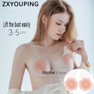 Women Reusable Invisible Silicone Sticker Breast Lifting Cover Bra Pads Petals Mat Women Accessories