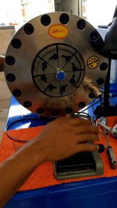 MESIN PRES SELANG HOSE HYDRAULIC MAXIMAL 2 INCHI 4 KAWAT BERGARANSI 1THN (GP51 )