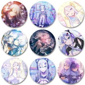 32/44/58mm Project SEKAI Anime Yoisaki Kanade Brooch Round Tinplate Badge for Clothes Backpack Jewelry Accessorie Hat Gift