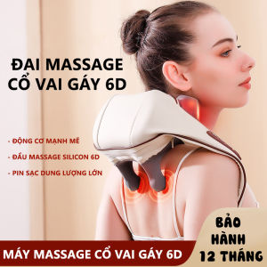 Máy Massage Cổ Vai Gáy 6D Gối Masage Thư Giãn Cải Thiện Sức Khỏe Tổng Thể Dành Cho Văn Phòng Người Cao Tuổi