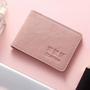 LIGHTER ของขวัญสำหรับเด็ก แบบพกพาได้ หนังพียู กระเป๋าจัดระเบียบของ คลิปหนีบเงิน กระเป๋าใส่บัตร คลิปหนีบบัตรเครดิต ถุงเก็บเอกสารรถยนต์ ที่ยึดใบขับขี่ กระเป๋าสตางค์โฟลเดอร์ เคสใส่ใบขับขี่