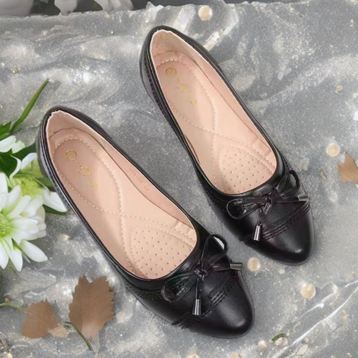 new Black Women's Leather Shoes，School shoes for kids girl black shoes ...