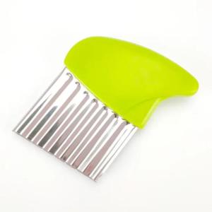 Stainless Steel Potato Chip Slicer Dough Vegetable Fruit Crinkle Wavy Slicer Knife Potato Cutter Chopper French Fry Maker Tools