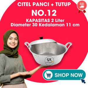 BISA COD Panci citel NO 10 12 14 16 18 20 katel anti lengket tebal serbaguna tahan lama dan berkualitas cap bintang satu