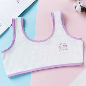 Baju Singlet Budak Perempuan Baju Dalam Kanak Kanak Kids Bra Girls Bra Cotton Teens Vest