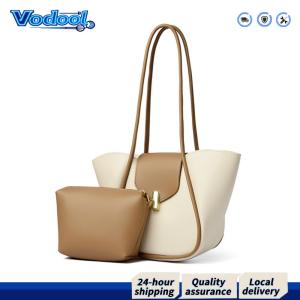 【Fast delivery】 Trendy Large PU Leather Shoulder Bag for Women Practical Crossbody Bag for Shopping Travel and Work