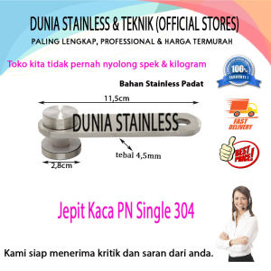 Jepit Kaca Single 304