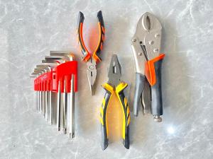 PAKET PROMO TANG BUAYA+TANG KOMBINASI 8 INCH+TANG LANCIP+ KUNCI L HDT