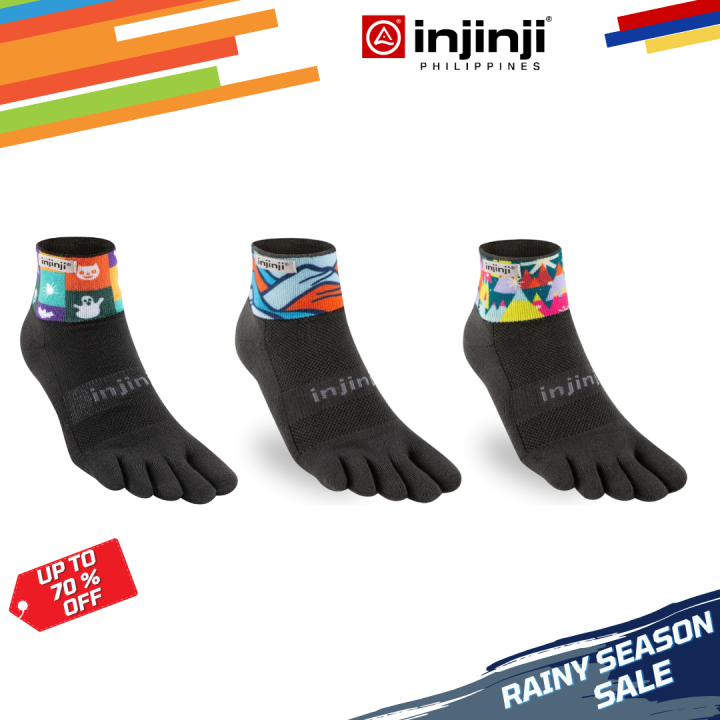Injinji WOMEN'S SPECTRUM TRAIL MIDWEIGHT MINI CREW SWEET XS/S, Sweet, XS/S