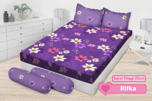 Emilia - Sprei FITTED Queen T25 (160x200) tinggi 25 by Bonita Terlaris pilihan