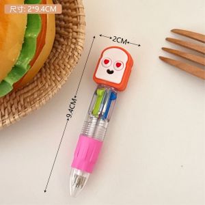 Multi-Color Ballpoint Pen | 3D Cute Silicone Retractable Ball Pen for School & Office | Goodie Bag Gift | Writing