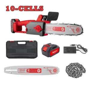 REAIM Electric Chainsaw Brushless Rechargeable Handheld12 Inches Portable Saw lithium electric