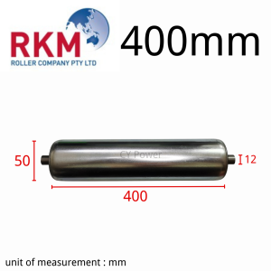 Rokonma Gravity Roller (OD:50mm x Length:100mm~850mm) Carbon Steel Conveyer Roller