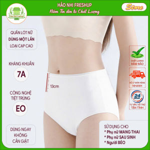 Quần lót giấy quần lót nữ cạp cao dùng một lần kháng khuẩn chất lượng cao đồ lót dùng một lần vô trùng kháng khuẩn