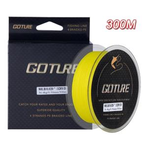 Goture 300M/500M PE Braided Fishing Line Multifilament 4 Stands Carp For Freshwater And Saltwater