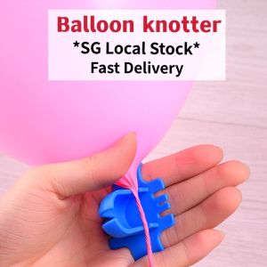 🇸🇬🔥SG STOCK🔥High Quality Air Balloon Knotter Latex Balloon Fastener Easily Knot Wedding Decoration Birthday Party Balloon Accessories