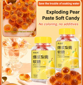 Pear Paste Throat Soothing Candy Low Sugar Throat Soothing Candy Breath Fresh Health Snack