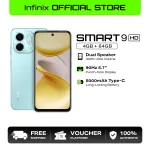 Infinix Smart 9 HD, (up to 8GB [4GB + 64GB], MTK Helio Octa-Core Processor, (1 year local warranty)