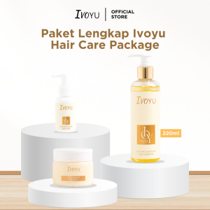 Ivoyu - Shoote & Smooth Hair Shampoo 220ml + Ivoyu - Roots Hair Tonic 60ml +Ivoyu - Revive Rapture Hair Mask 150ml
