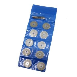 12 Pcs 22mm Mini Abrasive Diamond Cutting Disc Set Practical Grinding Wheel Disk Cut Off Discs for Abrasive Rotary Tools