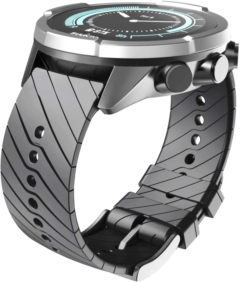 Cinturino Silicone 24mm Per Suunto 9 E 7 - Sportivo E Traspirante