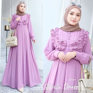 JESSY ACC STEVILA MAXI BL CERUTY BABYDOLL FULL PURING KANCING LD 105 CM PB 138 CM KANCING HIDUP BUSUI Gamis Wanita Gamis Wanita Terbaru 2024 Gamis Murah Meriah Promo Gamis Remaja Gamis Muslim Kondangan Gamis Polos Gamis Ukuran ONE SIZE BEST SELLER