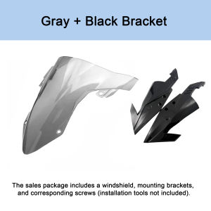 For CFMOTO 250SR 2019 2020 2021 2022 Tall Windshield + Bracket Kit - Hydrographic PMMA Anti-Splash CFMOTO Accessories Motorcycle Accessories