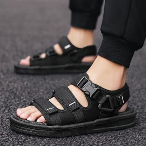Free Shipping New Summer MenS Thick-Soled Beach Sandals Casual Suitable For Teenagers Driving Sports And Outdoor Activities Vietnamese-Style Sandals