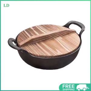 COD [Free Shipping] Multi-Functional Cast Iron Cookware Non Stick Skillet with Lid and Handle for All Cooking Needs