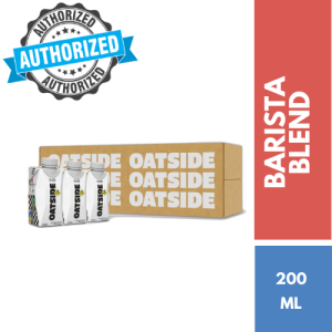OATSIDE Barista Blend Oat Milk 200mL Pocket Packs (12 and 24) | Non-Dairy Milk for Coffee & Lattes | Ready-to-Drink