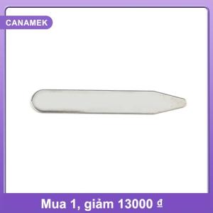 【CANAMEK】 2 chiếc vòng cổ bằng thép không gỉ giữ xương cho áo sơ mi trang sức tiệc tùng công sở