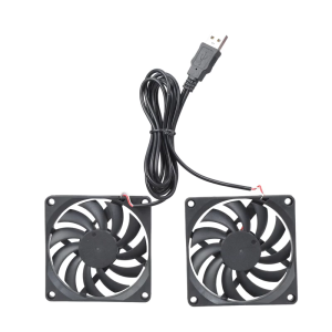 USB Powered Double Cooling Fans 13CFM Airflows For 3D Printer DVD Player And Computer Component Cooling