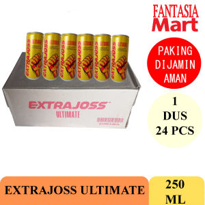 EXTRAJOSS ULTIMATE KALENG 250ML DUS 24 PCS NON COD FUN CORNER DENGAN PAKING AMAN