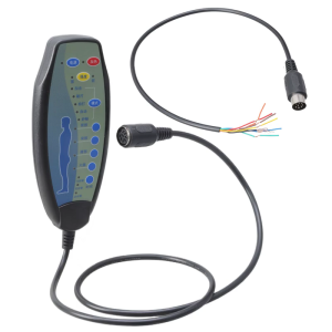 Intensity Selectable Massage Remote Control With Heating Function 8 Pin Female Port 20in Wire For Power Lift Recliner Chair