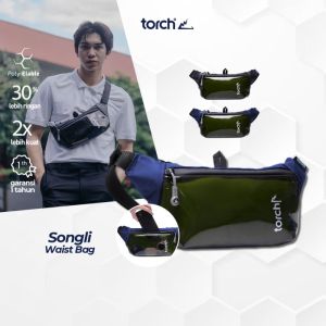 TORCH Songli Tas Pinggang Selempang Konser Ringan Anti Air Pria Wanita - Waist Bag Waterproof Darklucent
