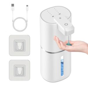 MUQZI Smart Sensor Automatic Liquid Soap Dispenser 380ml 4 Gear Adjustable Foam Machine Compact USB Rechargeable Hand Washer Kitchen Accessories