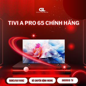 Tivi Xiaomi A PRO 65 inch Android Tivi 3/64/144hz 4K- giọng nói TV- BH dài