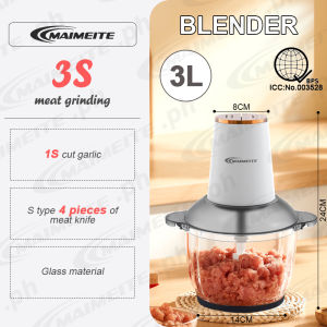MAIMEITE Electric Meat Grinder 4L Multi Mincer Processor Stainless Steel Food Chopper Blender Food Processor