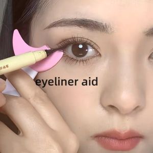 Sweet mint 2 in 1 Double-ended Seal Eyeliner Cat Eye Sealed Eyeliner Double-ended Waterproof Wing Small Stamp Pen Eye Makeup
