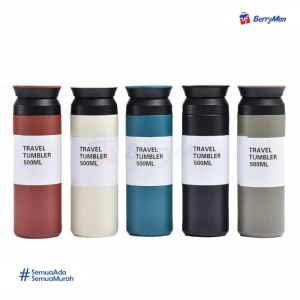 TERMOS TRAVEL TUMBLER JAPAN PREMIUM Stainless Steel 500 ml Tahan Minuman Panas & Dingin