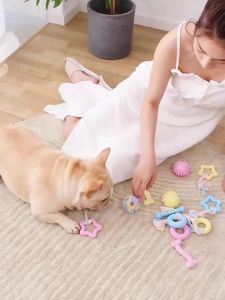 dog toy pet toys Dog teeth anti-bite training toy for puppys pet ball interactive rubber chew durable