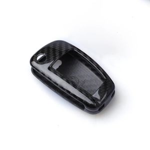 mv1 Carbon Fiber Remote Fold Key Case Shell Cover For Audi A1 S1 A3 S3 8P 8V RS 3 A4 B6 B7 A6 S6 C6 Q2 Q3 8U Q7 R8 TT S RS 8J 6T4R8