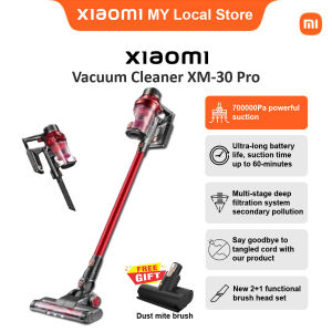 Cordless Vacuum Cordless Vacuum Cleaner XM-30 Pro Powerful Suction Rechargeable Vakum Rumah Tanpa Wayar