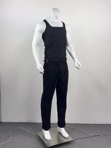 Thread Tight Stretch Slim Mens Vest Sports Fitness Running Sweat Absorption Mens Tank Top Simple Solid Color Base Shirt Gym